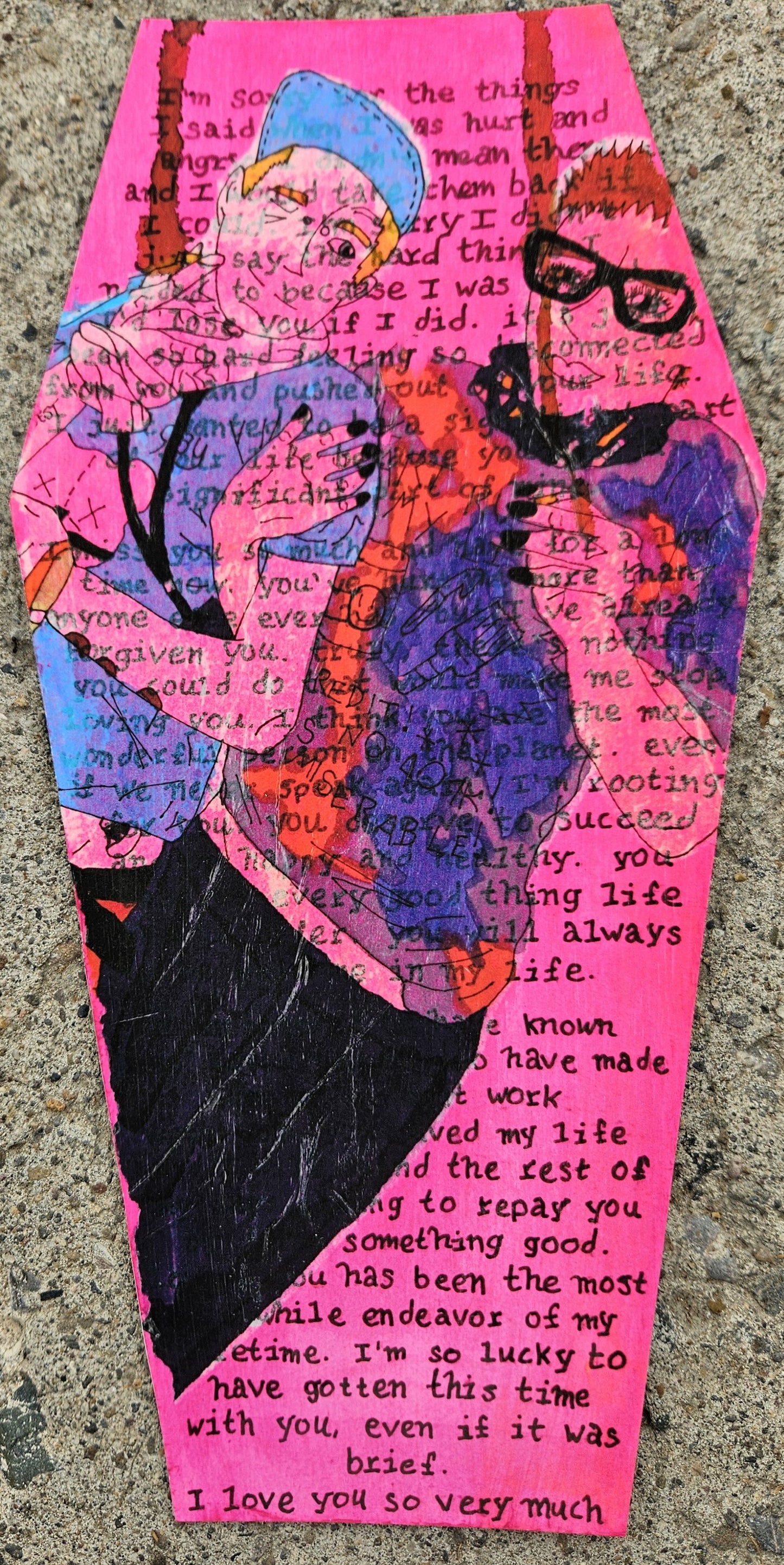 "the things I couldn't say but should've" Fine Art Giclee Print