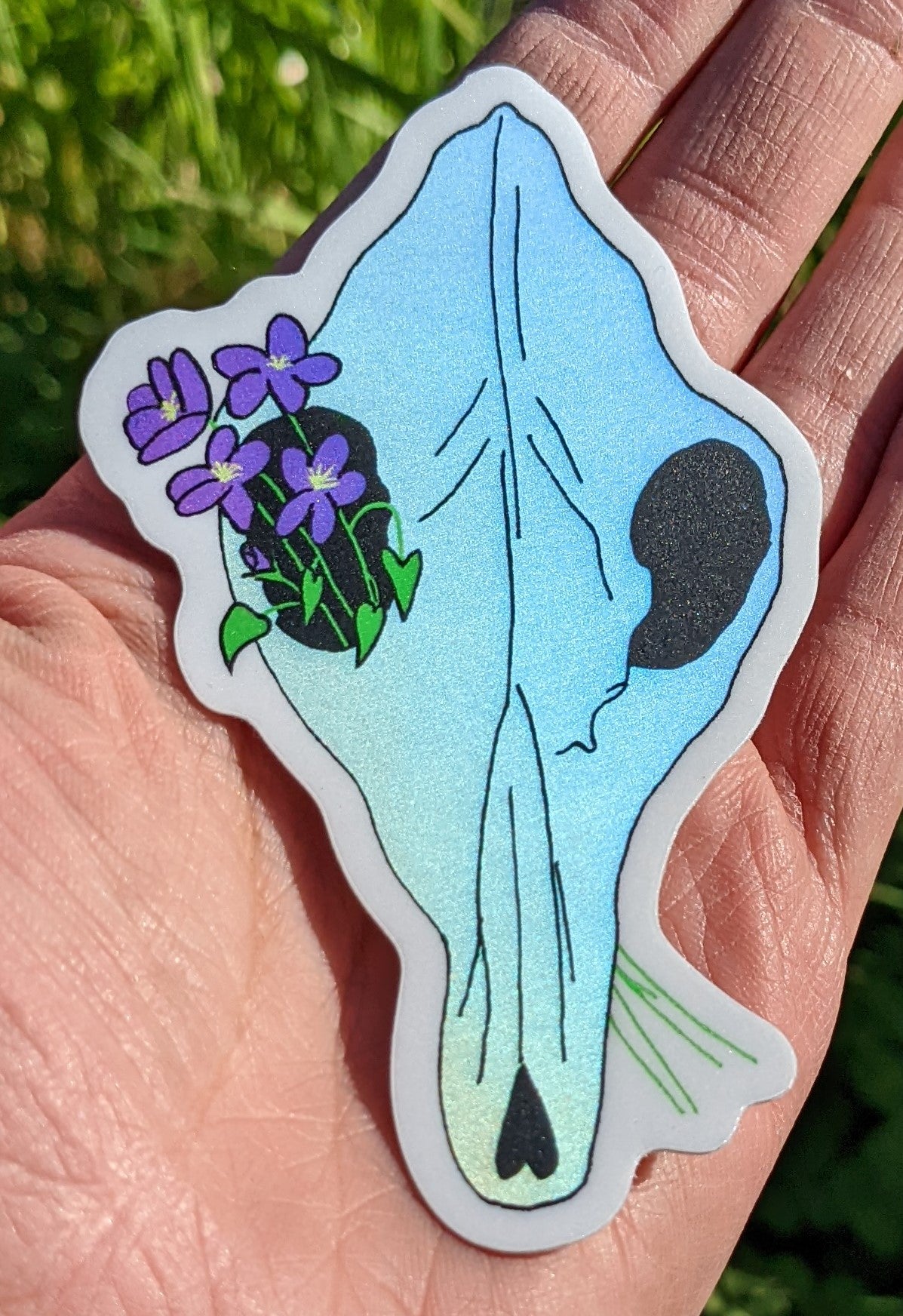 Consumed (by thoughts of you) Vaporwave Vinyl Sticker