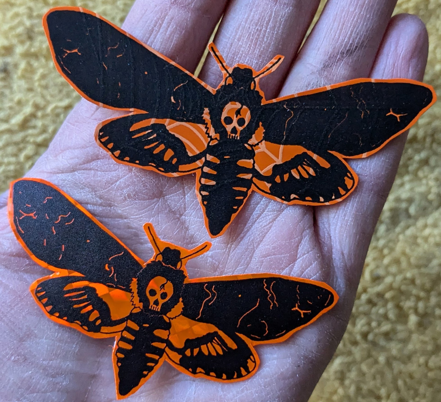 Deathshead Hawk Moth Vinyl Sticker