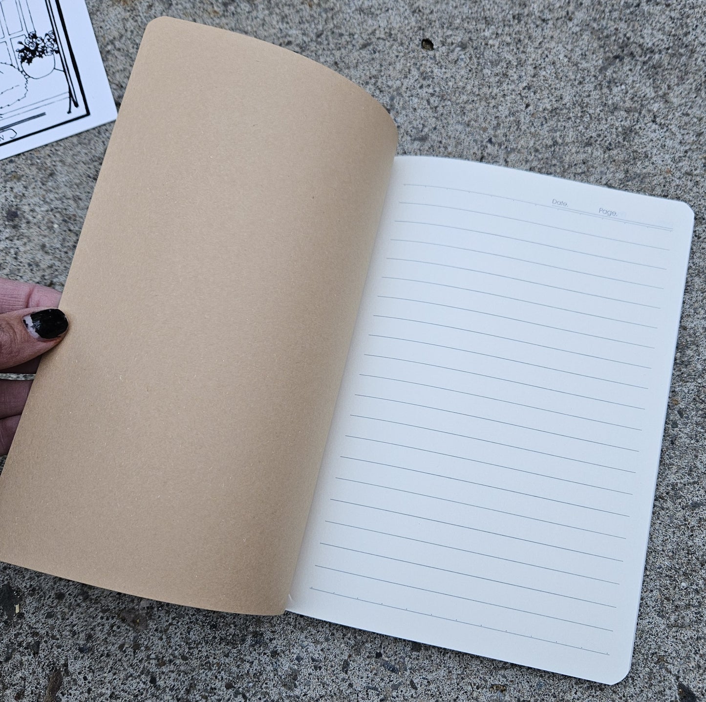 High Desert Tarot: The Sun Hand Printed Kraft Paper Notebook