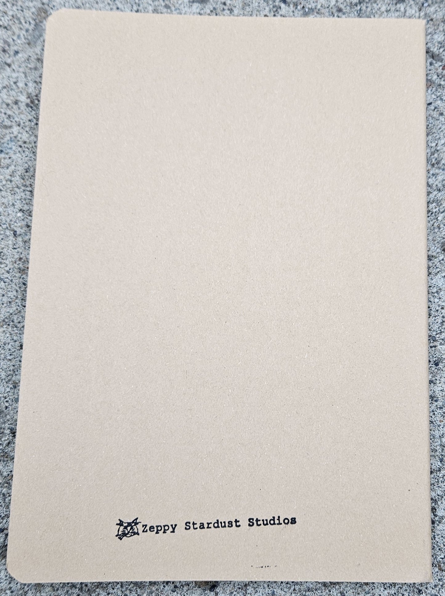 High Desert Tarot: The Sun Hand Printed Kraft Paper Notebook