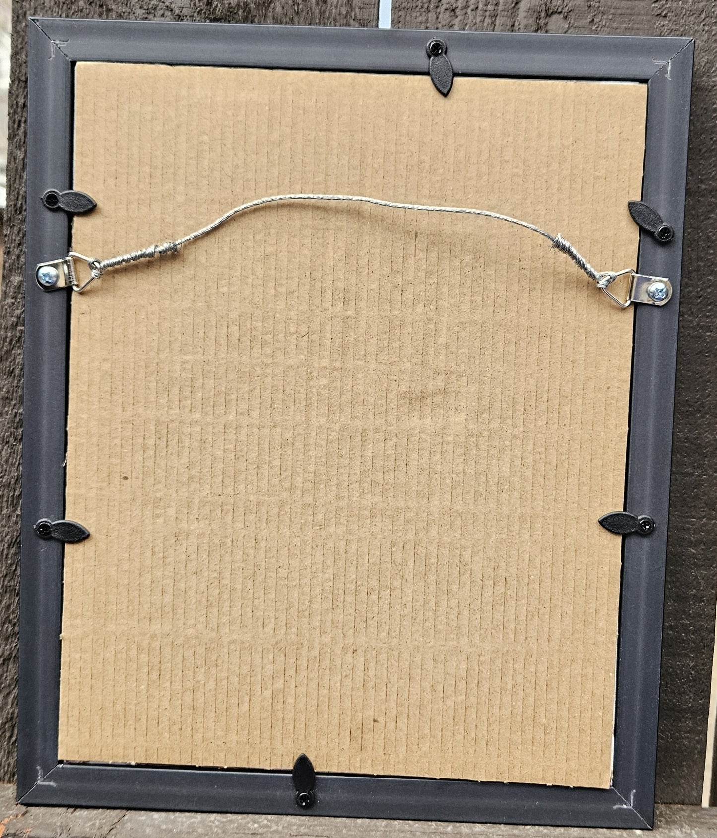 Collaboration with Johnny Simon: "where does it all lead? what will become of us?" Framed Original Mixed Media on Canvas Panel