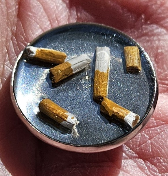 Nailed: Ashtray Pin by Megan McLeroy
