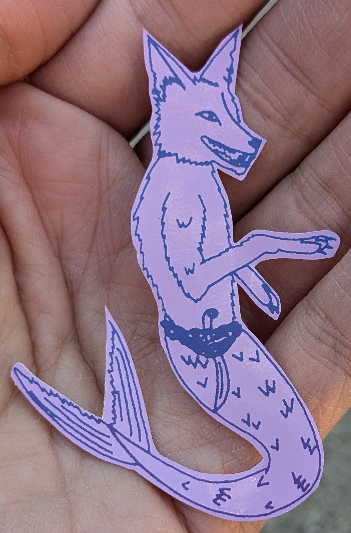 Salty Sea Dog Vinyl Sticker