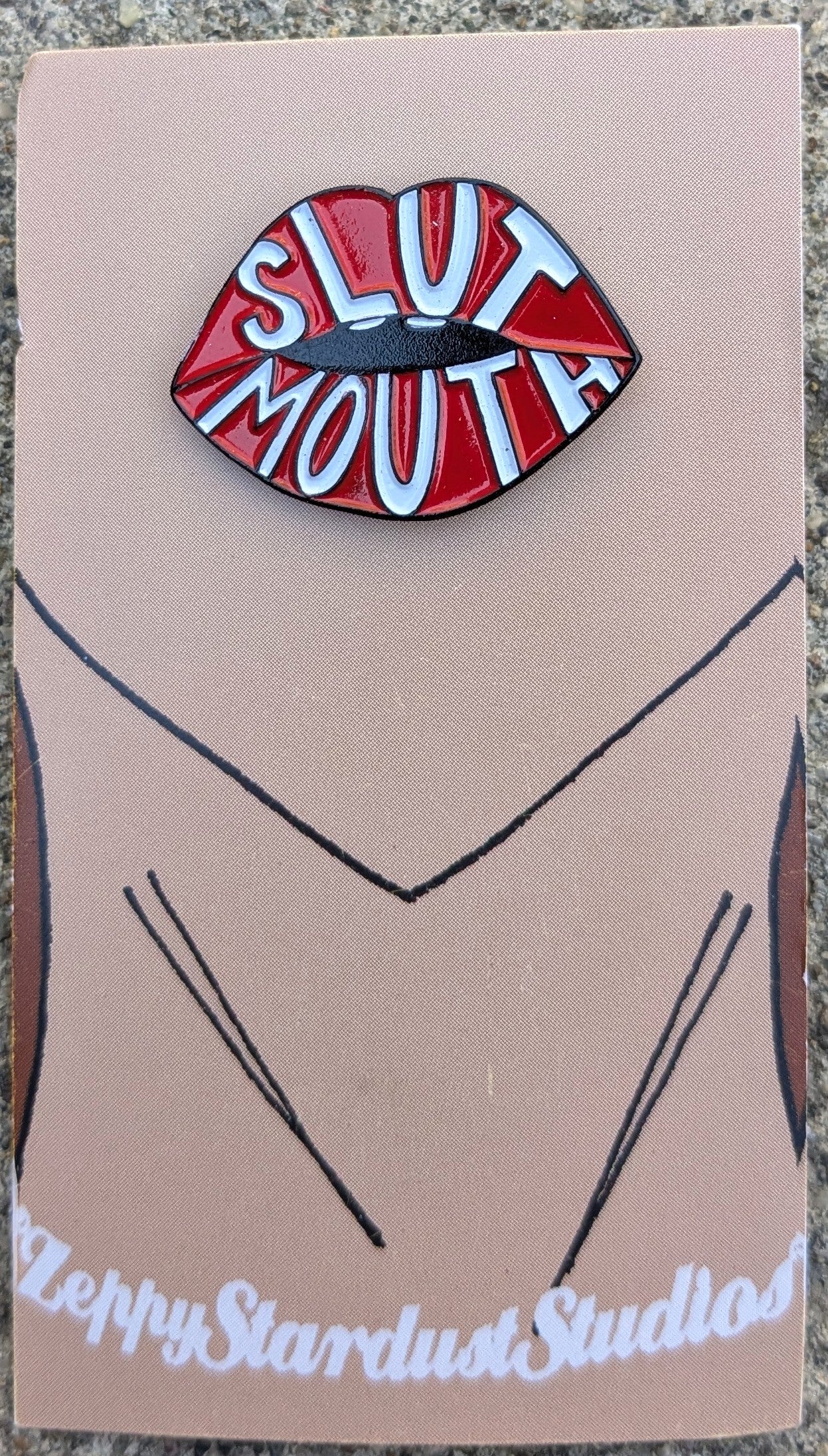 Slutmouth Soft Enamel Pin