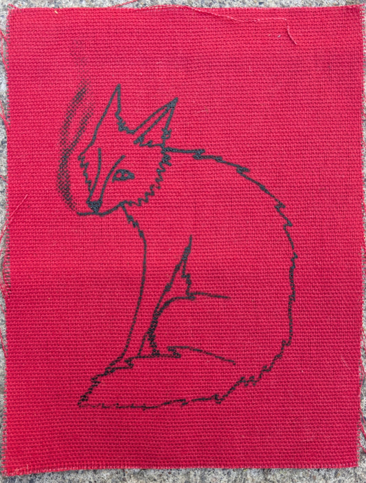 Smoking Coyote Patch