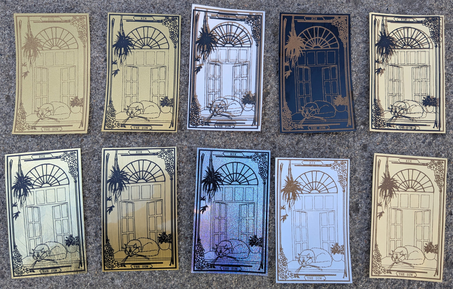 High Desert Tarot: The Sun Vinyl Sticker