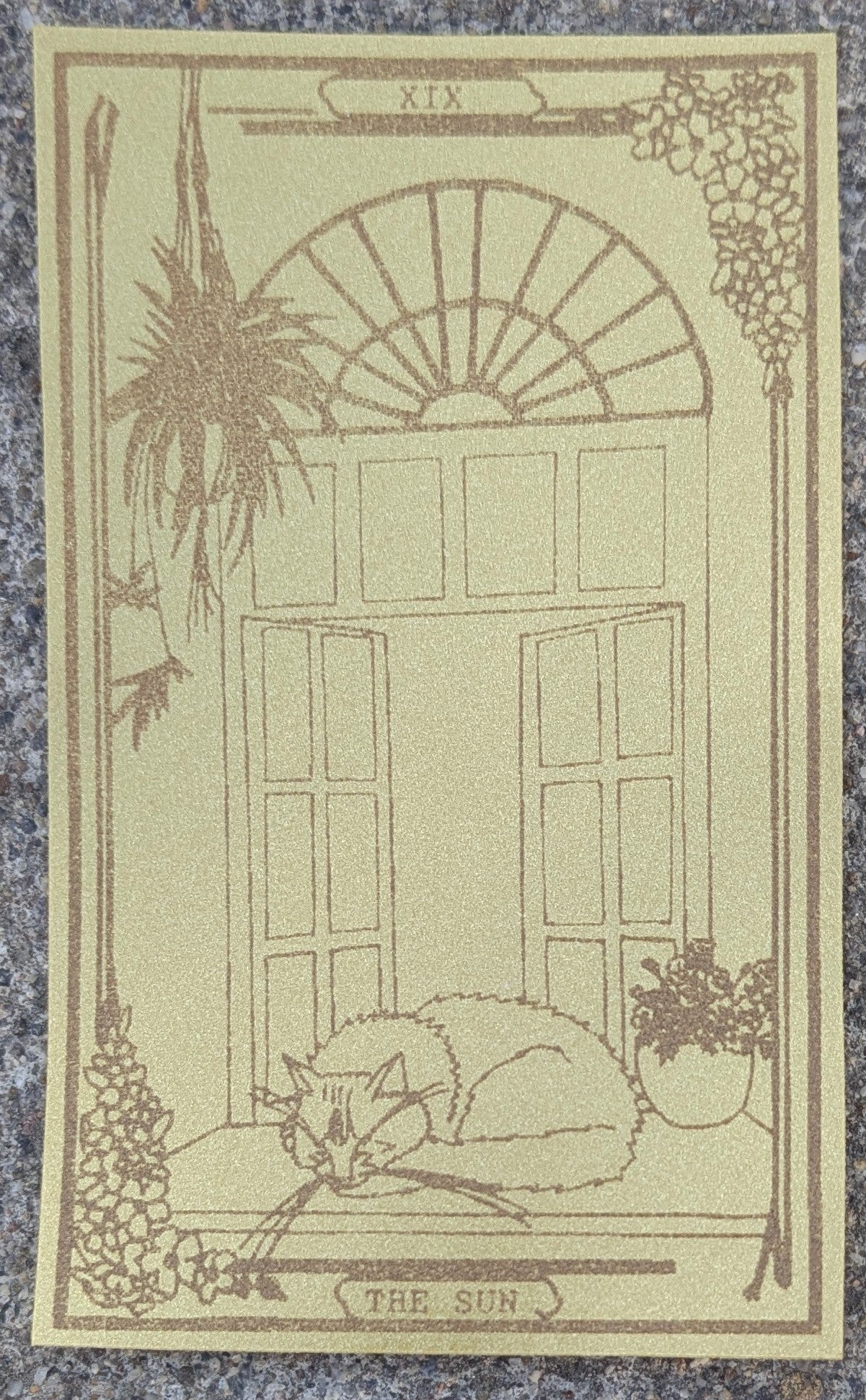 High Desert Tarot: The Sun Vinyl Sticker