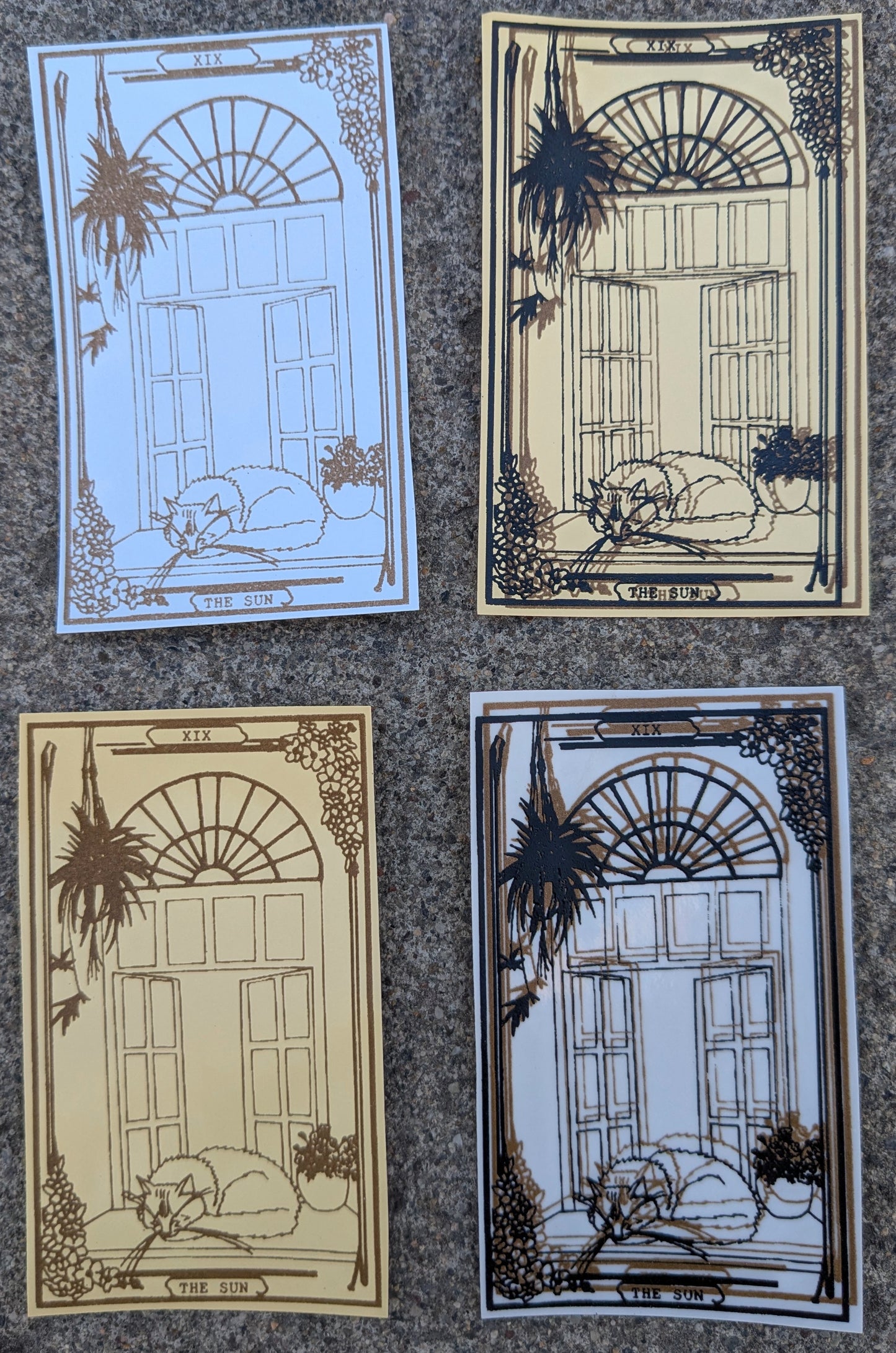 High Desert Tarot: The Sun Vinyl Sticker