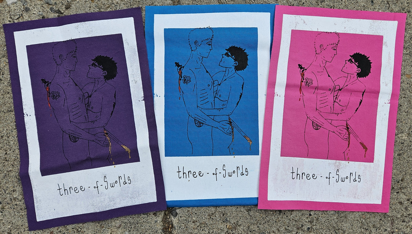 Three of Swords Back Patch