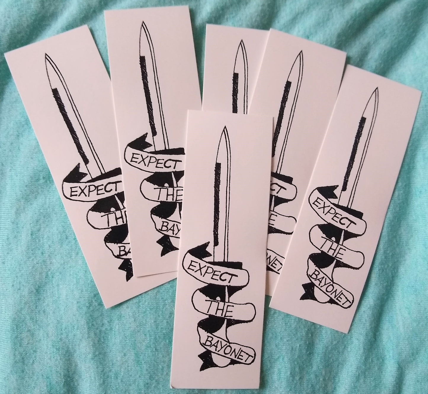 Expect the Bayonet Vinyl Sticker