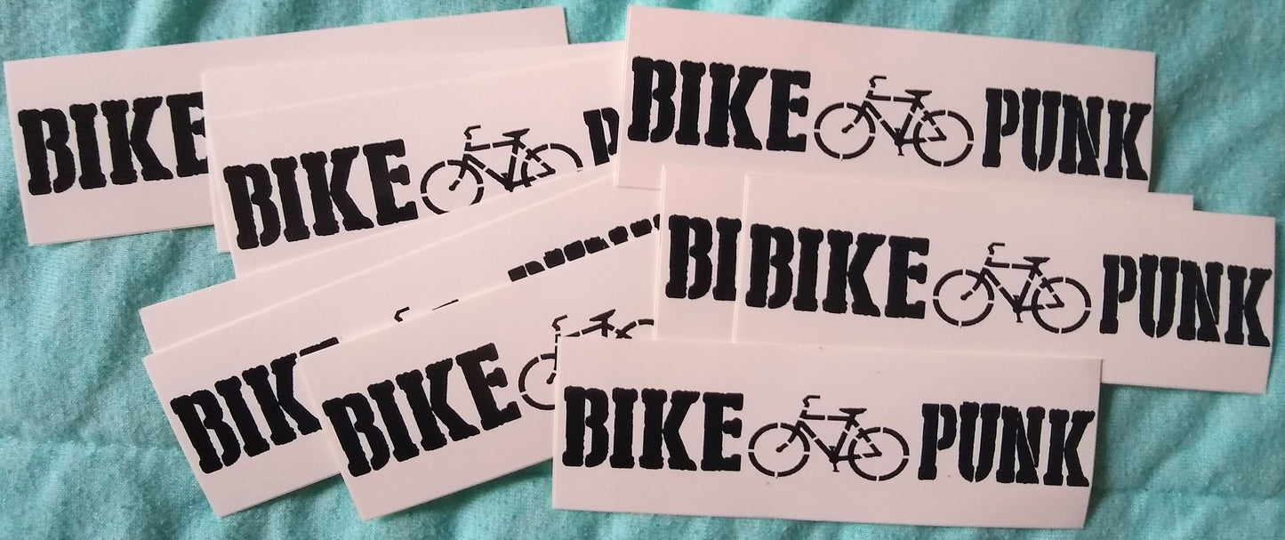 Bike Punk Vinyl Sticker