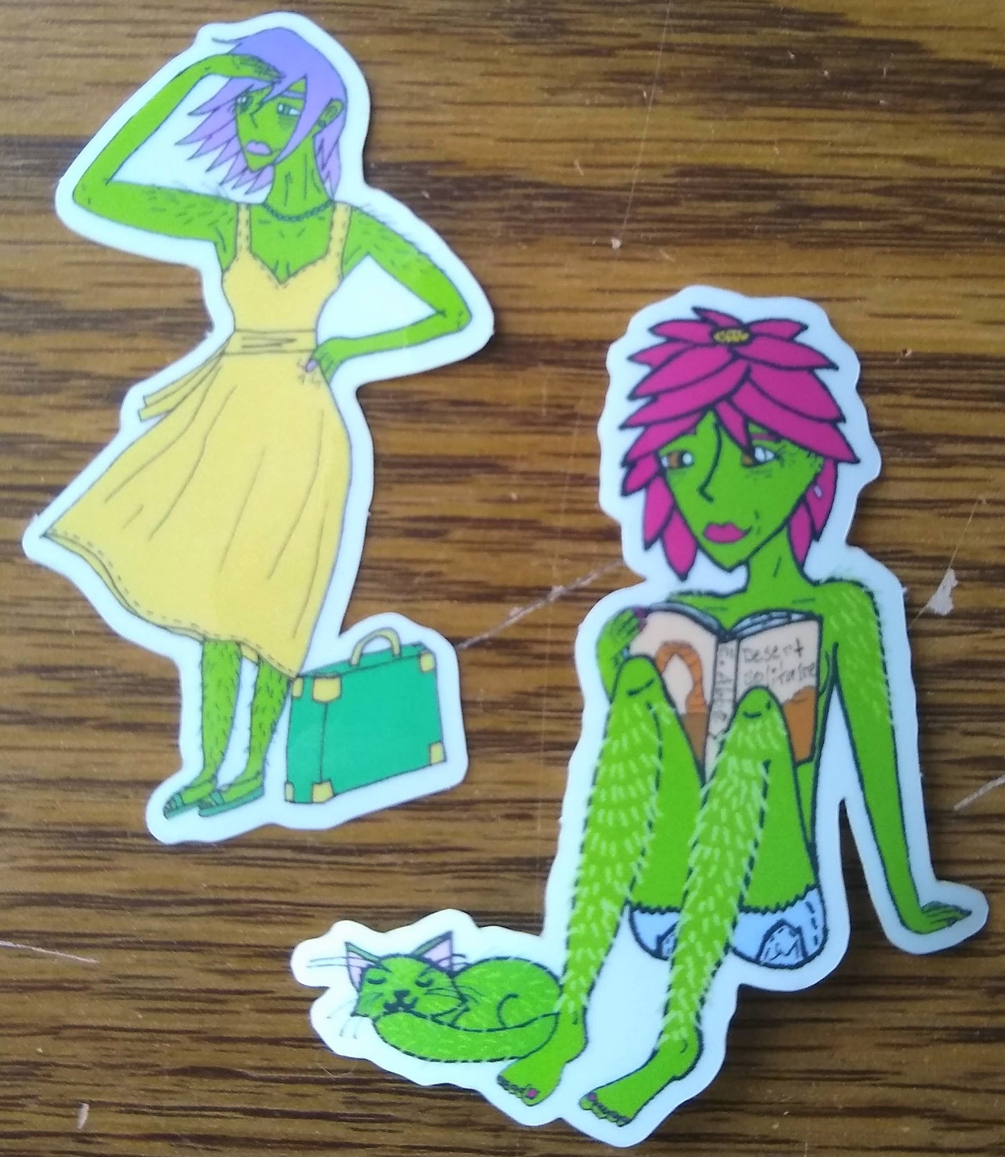 Cactus Queen Clear Vinyl Sticker