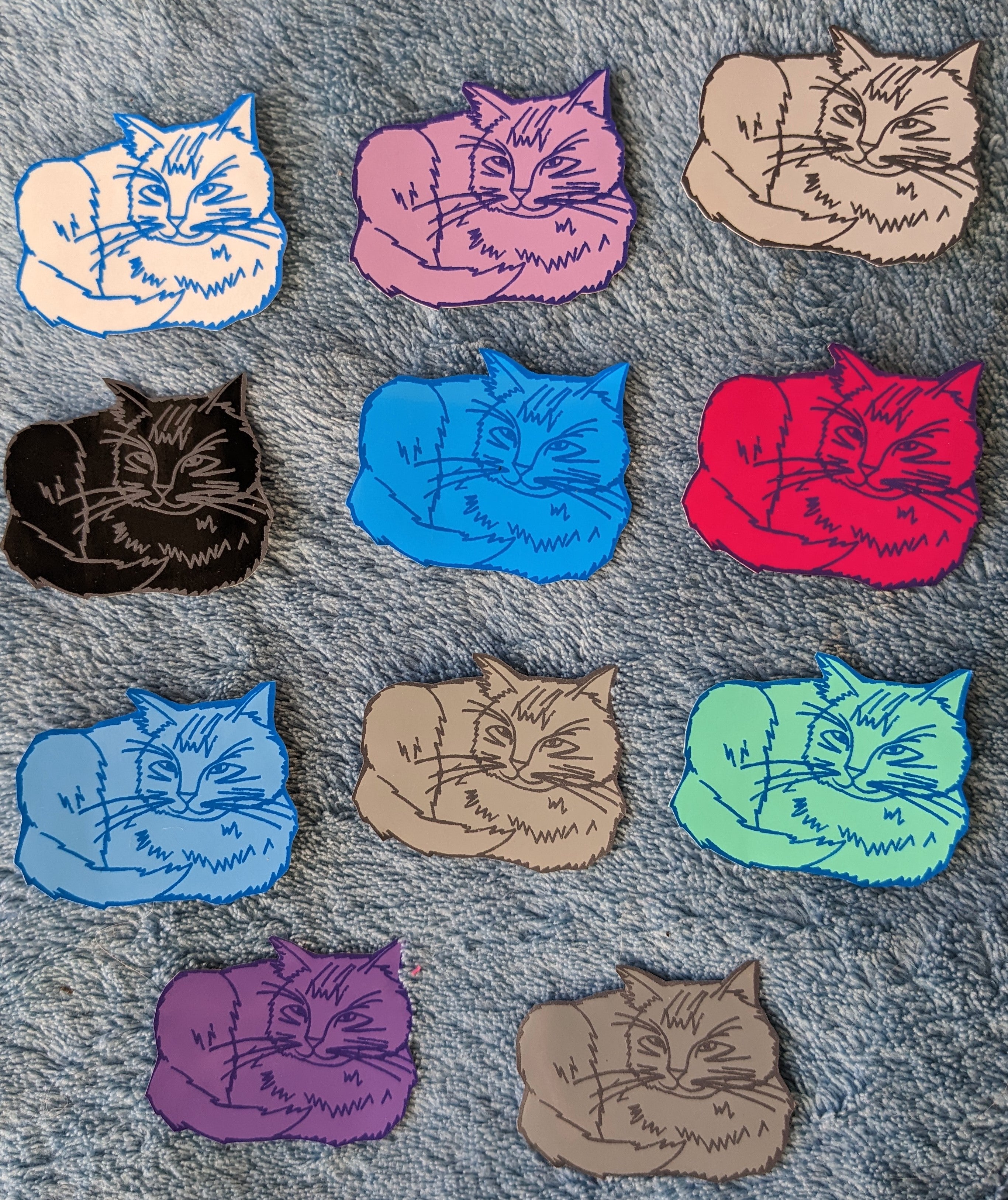 Cat Stickers - Loulou from Scattered Cats – How To Cat Well