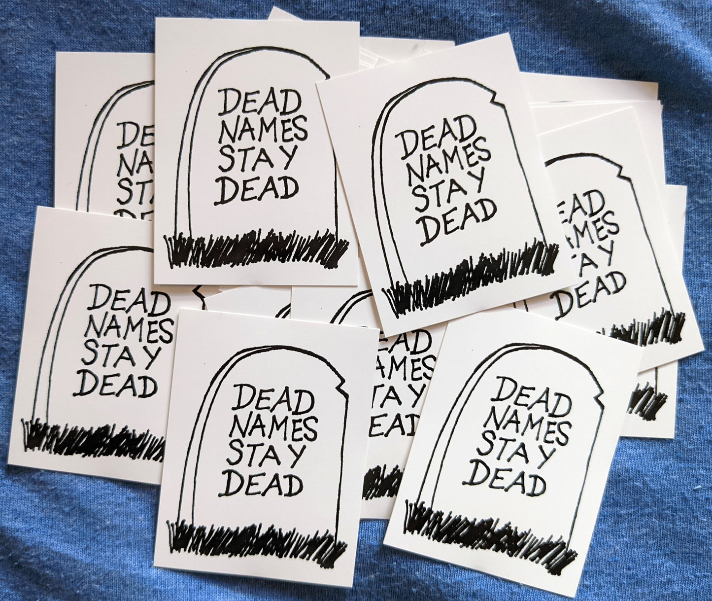 Dead Names Stay Dead Vinyl Sticker