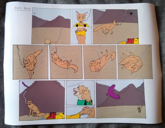 Dirt Bath Comic Poster