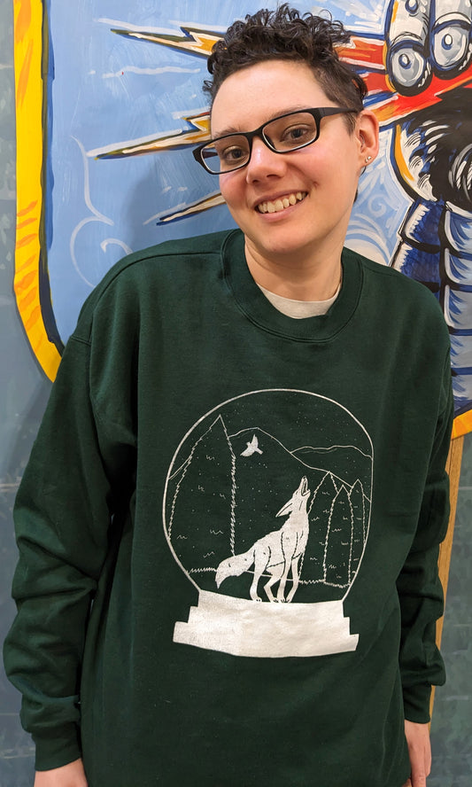 High Desert Snowglobe Crewneck Sweatshirt