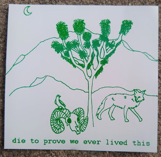 Desert Dwellers Vinyl Sticker