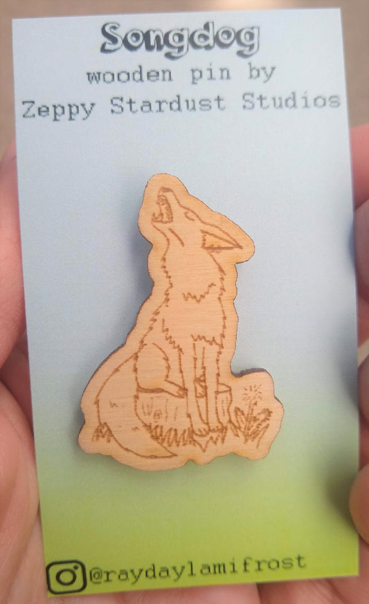 Songdog Wooden Pin