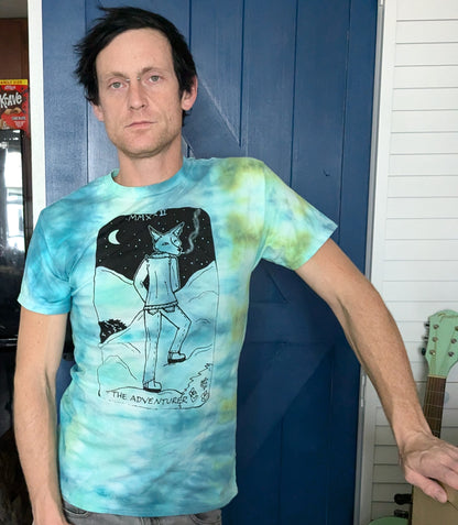 The Adventurer Tarot Inspired Tie-Dye T-Shirt