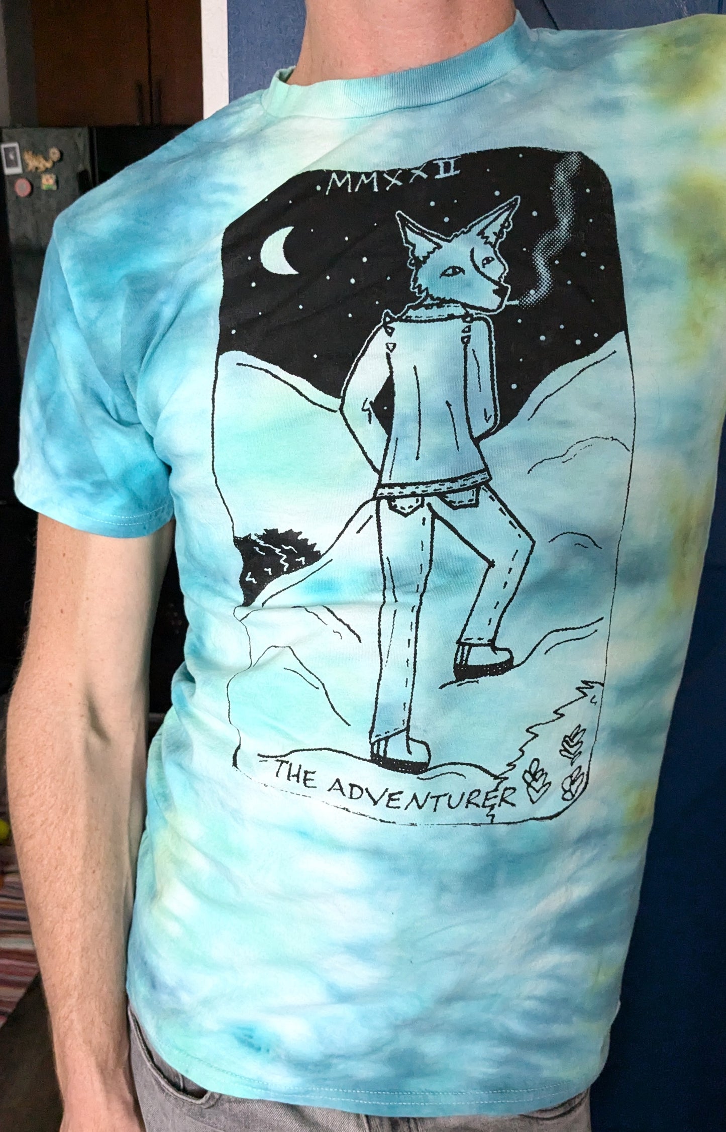 The Adventurer Tarot Inspired Tie-Dye T-Shirt