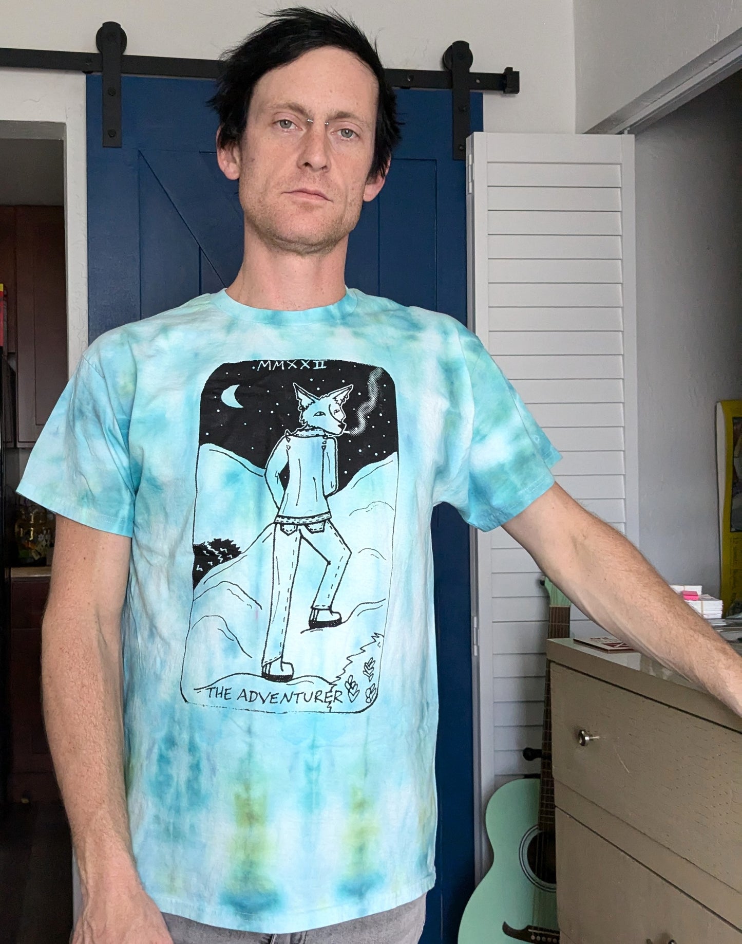 The Adventurer Tarot Inspired Tie-Dye T-Shirt