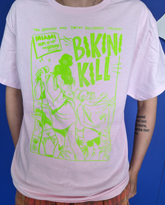 Bikini Kill Miami Gators UV Reactive T-shirt
