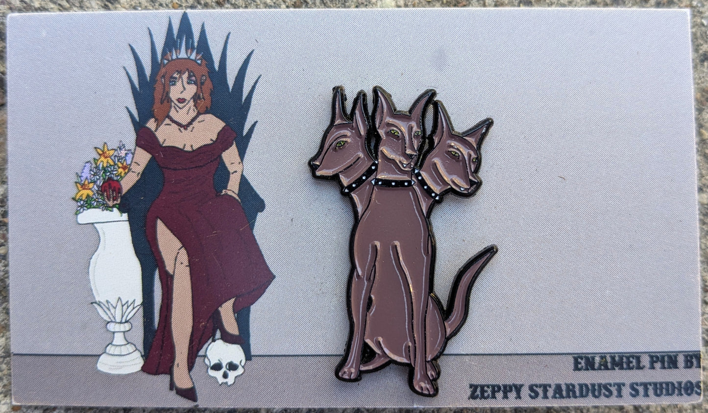 Cerberus Soft Enamel Pin
