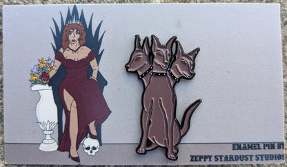 Cerberus Soft Enamel Pin