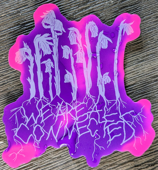 We Are All Connected Color Shifting Vinyl Sticker