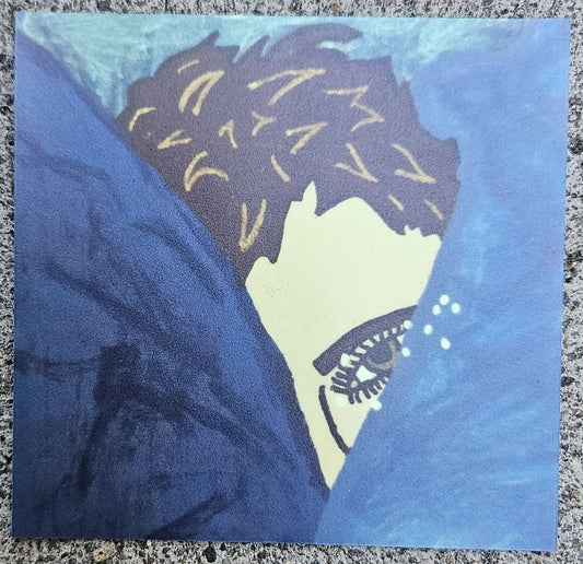 Coyote's Eye Glow in the Dark Vinyl Sticker