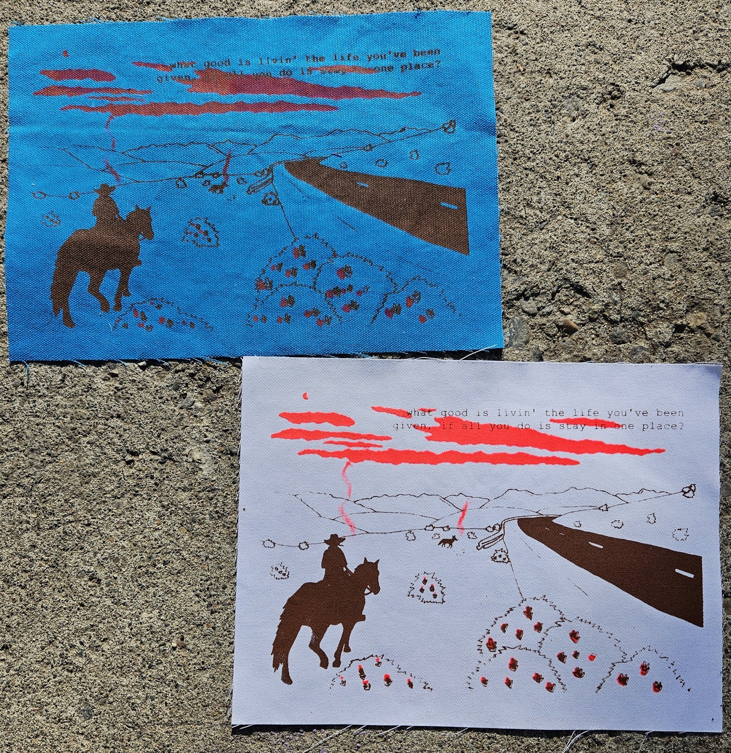 Ends of the Earth UV Reactive Back Patch