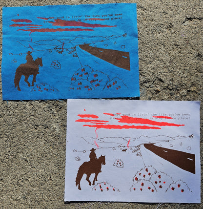 Ends of the Earth UV Reactive Back Patch