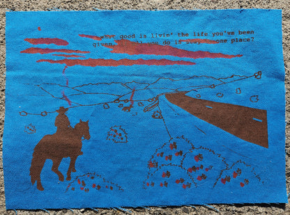 Ends of the Earth UV Reactive Back Patch