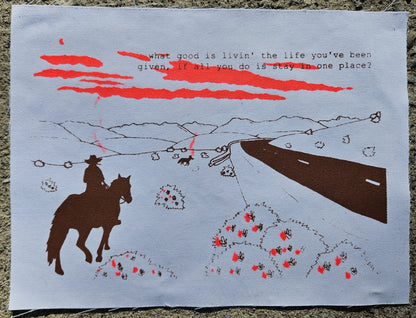 Ends of the Earth UV Reactive Back Patch