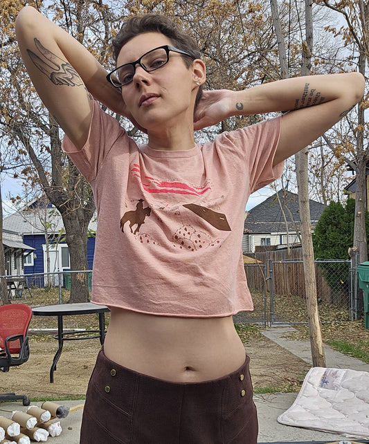 Ends of the Earth UV Reactive Crop Top