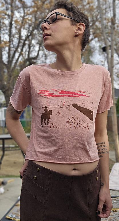 Ends of the Earth UV Reactive Crop Top