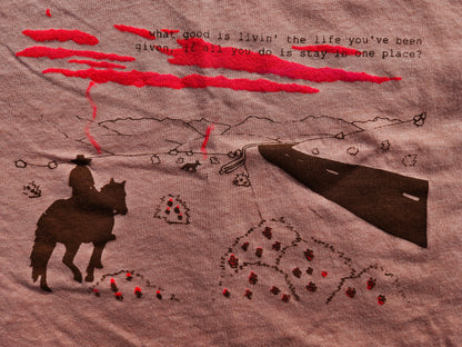 Ends of the Earth UV Reactive Crop Top