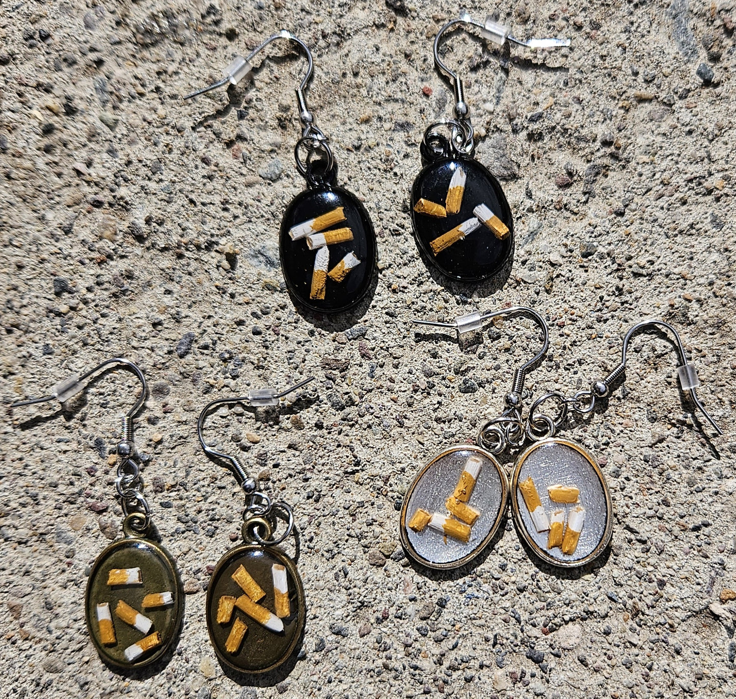 Nailed: Ashtray Earrings by Megan McLeroy