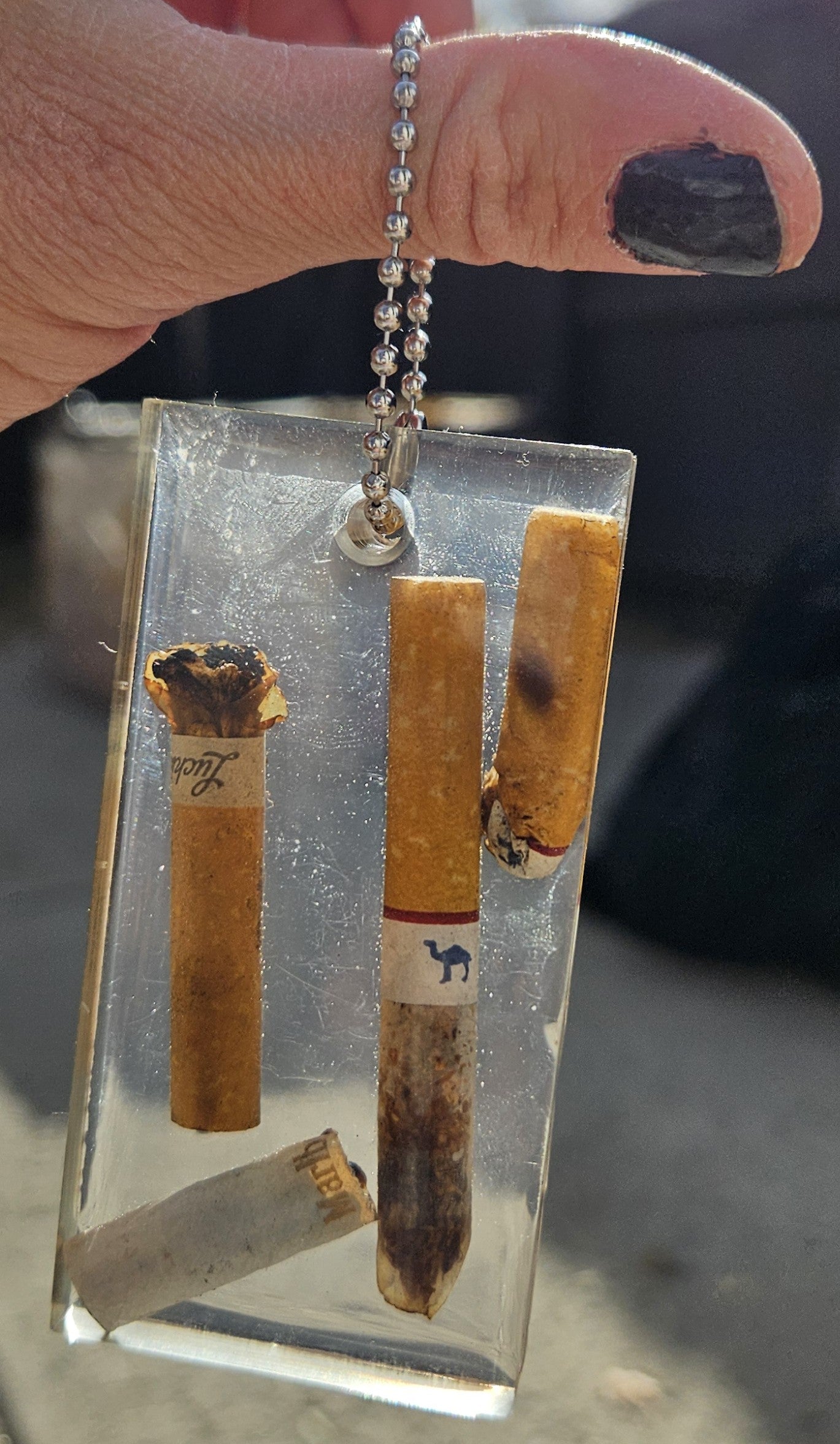 Nailed: Cigarette Keychain by Megan McLeroy