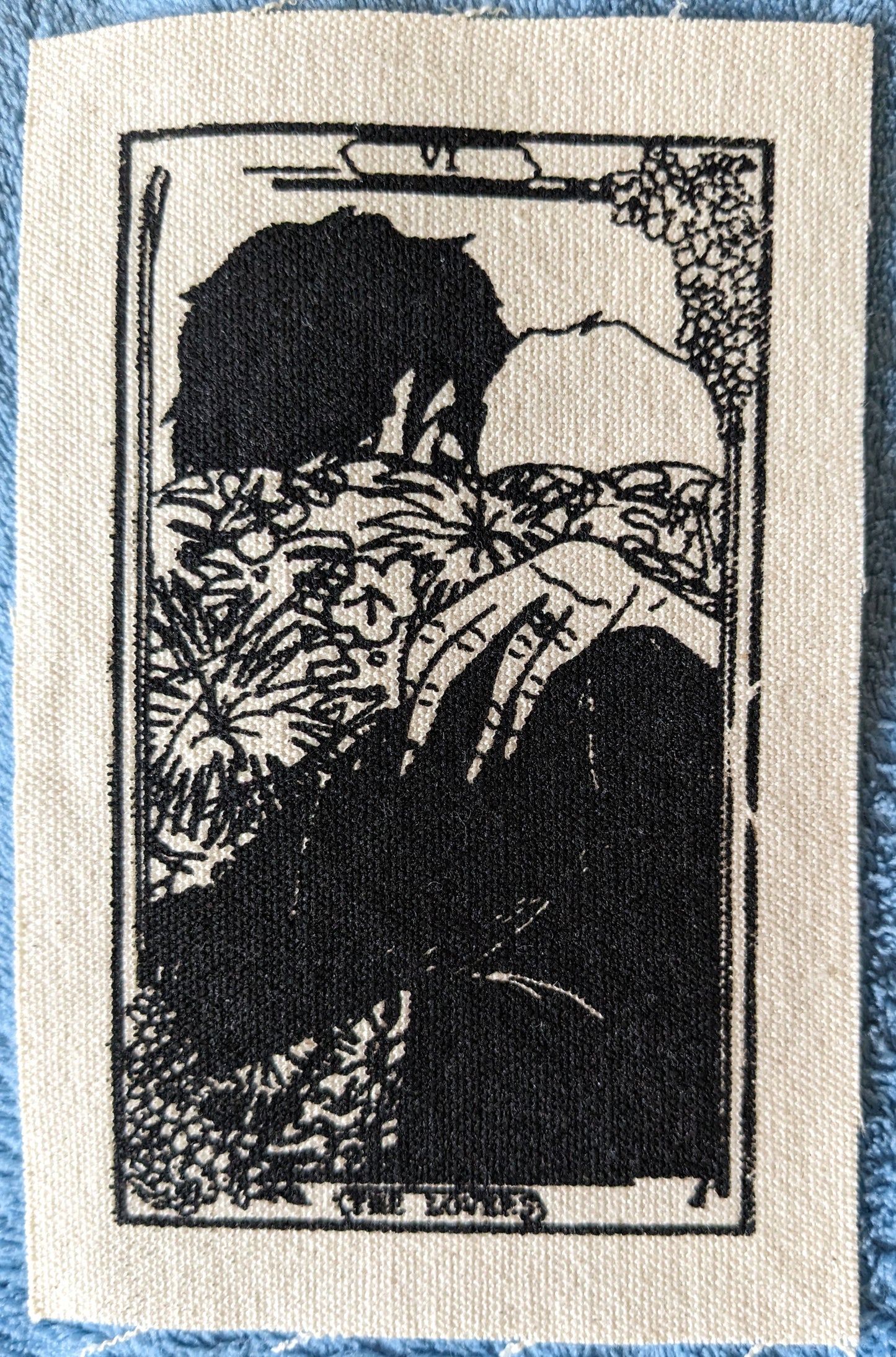 The Lovers Tarot Card Patch