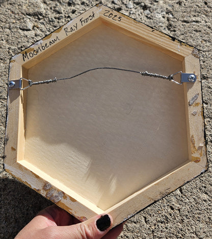 Moonbeam Original Acrylic Painting with Lovetone Accents