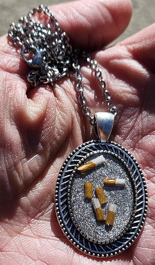 Nailed: Ashtray Necklace by Megan McLeroy