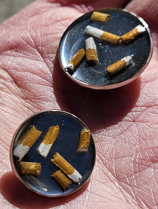 Nailed: Ashtray Pin by Megan McLeroy