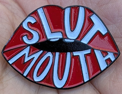 Slutmouth Soft Enamel Pin