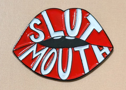 Seconds Slutmouth Soft Enamel Pin