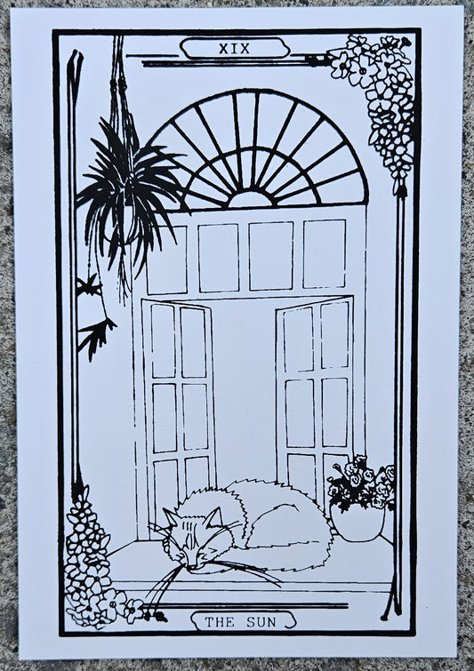 High Desert Tarot: The Sun Hand Pulled Print