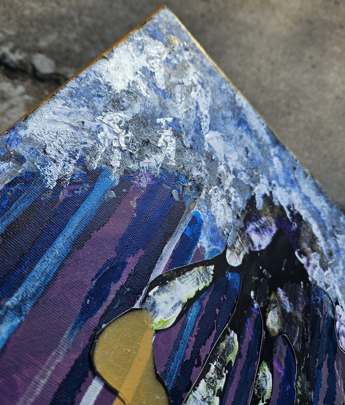 Supplicants Original Mixed Media on Canvas