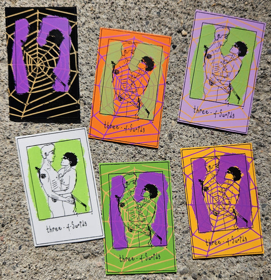 Three of Swords Vinyl Sticker