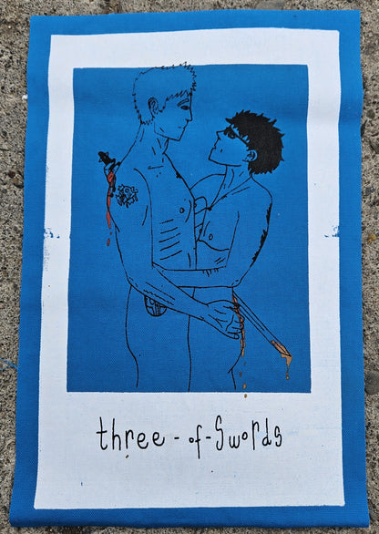 Three of Swords Back Patch